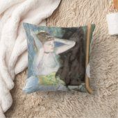 エドガル・ドガの「踊り子の化粧室」 クッション (ブランケット)