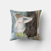 エドガル・ドガの「踊り子の化粧室」 クッション (裏面)