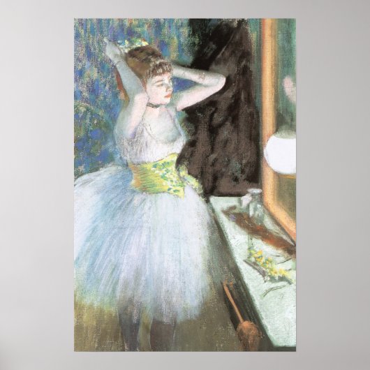 エドガル・ドガの「踊り子の化粧室」 ポスター (正面)