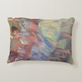 エドガル・ドガの「3人のダンサー」ヴィンテージ・バレエ・アート アクセントクッション (裏面)