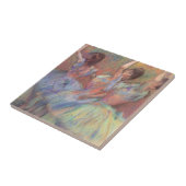 エドガル・ドガの「3人のダンサー」ヴィンテージ・バレエ・アート タイル (側面)