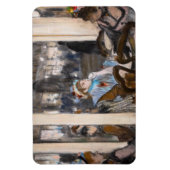 エドガル・ドガ - イブニングカフェのテラスにいる女性たち マグネット (縦)