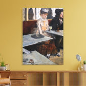 エドガル・ドガ - カフェで / アブサント キャンバスプリント (インサイチュ (リビング))