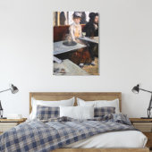 エドガル・ドガ - カフェで / アブサント キャンバスプリント (インサイチュ (寝室))