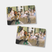 エドガル・ドガ 「ダンス教室」 バッジ (正面&裏面)