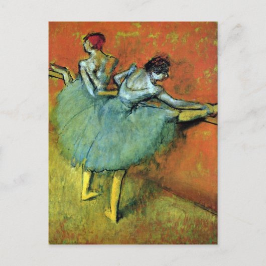 エドガル・ドガ - バレエの練習 ポストカード (正面)