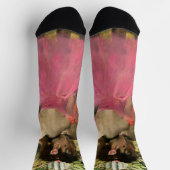 エドガル・ドガ - ピンクのダンサー ソックス (上部)