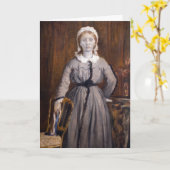 エドガル・ドガ - マルグリット・ド・ガ カード (黄色い花)