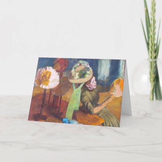 エドガル・ドガ - 帽子屋 カード (正面)