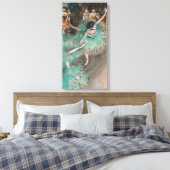 エドガル・ドガ - 揺れるダンサー / 緑のダンサー キャンバスプリント (インサイチュ (寝室))