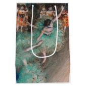 エドガル・ドガ - 揺れるダンサー / 緑のダンサー ミディアムペーパーバッグ (裏面)