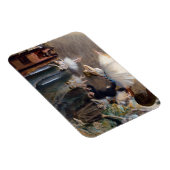 エドガル・ドガ - 舞台でのバレエの練習 マグネット (右側)