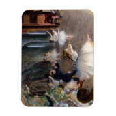 エドガル・ドガ - 舞台でのバレエの練習 マグネット (縦)