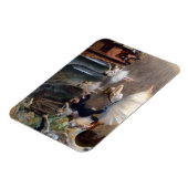 エドガル・ドガ - 舞台でのバレエの練習 マグネット (左側)