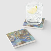 エドガル・ドガ - 青いダンサー ストーンコースター (横)