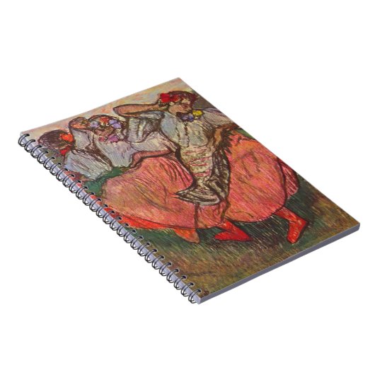 エドガロシアのー・デガの三人の舞踊家 ノートブック (右側)