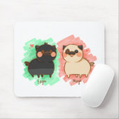 エドガーおよびマヤ マウスパッド (マウス)