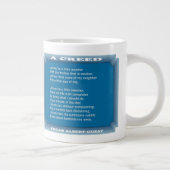 エドガーのゲストによる信条 ジャンボコーヒーマグカップ (右)