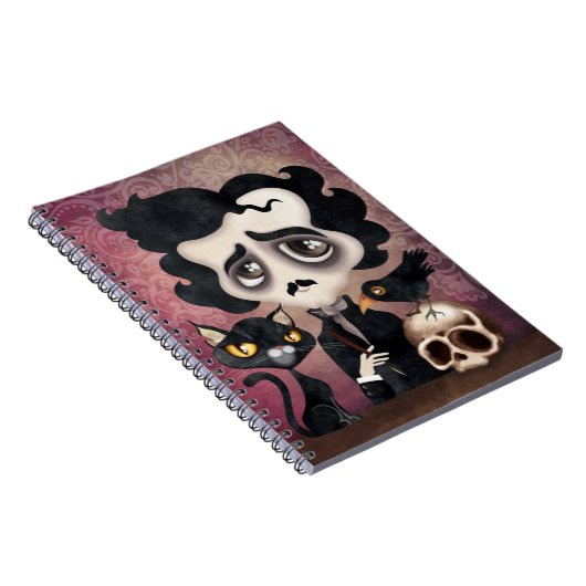 エドガーの詩人の螺線形ノート ノートブック (右側)