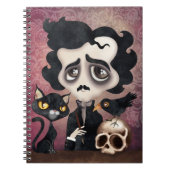 エドガーの詩人の螺線形ノート ノートブック (正面)