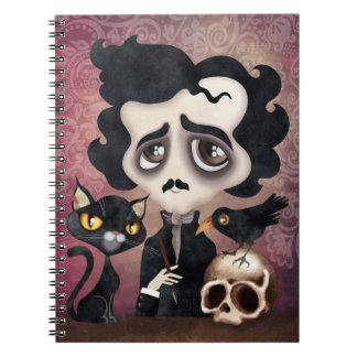 エドガーの詩人の螺線形ノート ノートブック