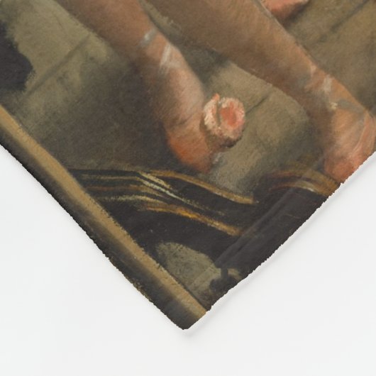 エドガーはダンス教室1874年のガスを抜きます フリースブランケット (角)