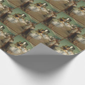 エドガーはダンス教室1874年のガスを抜きます ラッピングペーパー (角)