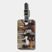 エドガーはニュー・オーリンズ1873年のAの綿のオフィスのガスを抜きます ラゲッジタグ (正面縦)