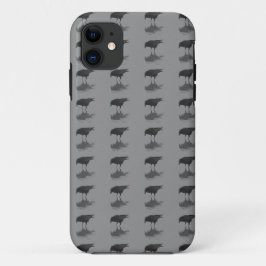 エドガーアランのカラスの繰り返しの電話箱 iPhone 11 ケース