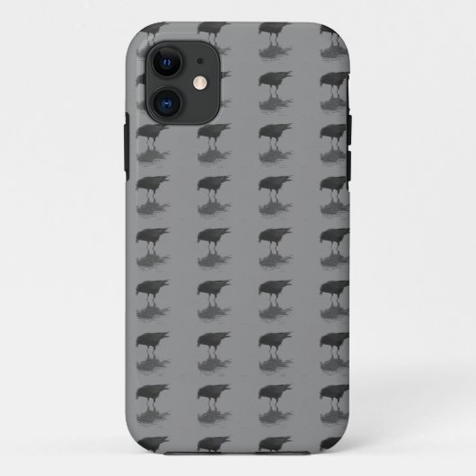 エドガーアランのカラスの繰り返しの電話箱 Case-Mate iPhoneケース (裏面)