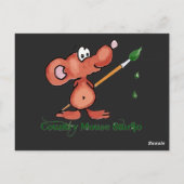 エドガーアラン・ポー詩人作家ドリームレイヴンメダリオン ポストカード (裏面)