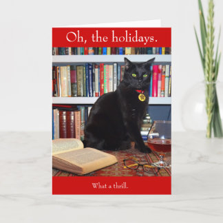 エドガーアランKittycatのクリスマスカード シーズンカード