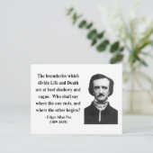 エドガーアレンポー引用文10b ポストカード (スタンド正面)