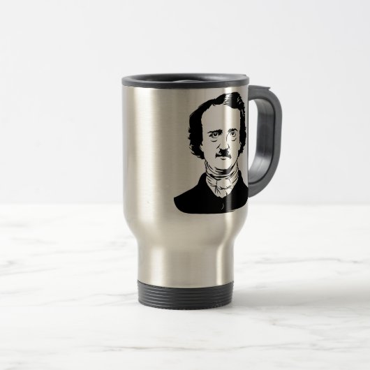 エドガーアレンPoeのワタリガラス トラベルマグ (正面右)