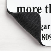 エドガーアレンPoeの引用文12a マウスパッド (コーナー)