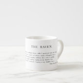 エドガーアレンPoe著ワタリガラス エスプレッソカップ (正面右)