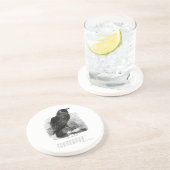 エドガーアレンPoe著ワタリガラス コースター (側面)