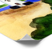 エドガータウンライトハウスポスターマーサのブドウ園 ポスター (角)