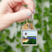 エドガータウンライトハウスマーサズヴィネヤードキーチェーン キーホルダー (手)