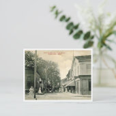 エドガータウンMAメインセントポストオフィスヴィンテージスタイル ポストカード (スタンド正面)