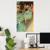 エドガーデガスザグリーンダンサー ポスター (ホームオフィス)