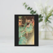 エドガーデガスザグリーンダンサー ポストカード (スタンド正面)