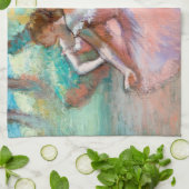 エドガーデガスフォーバレリナスオンステージ キッチンタオル (折り畳み)