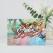 エドガーデガスフォーバレリナスオンステージ サンキューカード (スタンド正面)