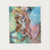 エドガーデガスフォーバレリナスオンステージ タペストリー (正面)