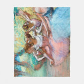 エドガーデガスフォーバレリナスオンステージ フリースブランケット (正面)