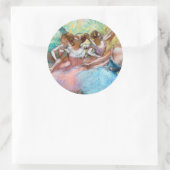 エドガーデガスフォーバレリナスオンステージ ラウンドシール (バッグ)