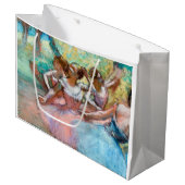 エドガーデガスフォーバレリナスオンステージ ラージペーパーバッグ (正面アングル)