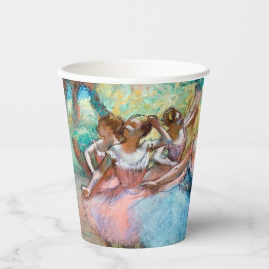 エドガーデガスフォーバレリナスオンステージ 紙コップ (正面)