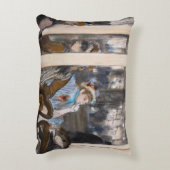 エドガーデガス – 女性オンカフェテラス夕べ アクセントクッション (裏面(縦))